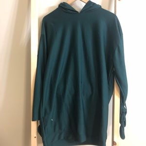 Shiny hoodie Christmas green Zara